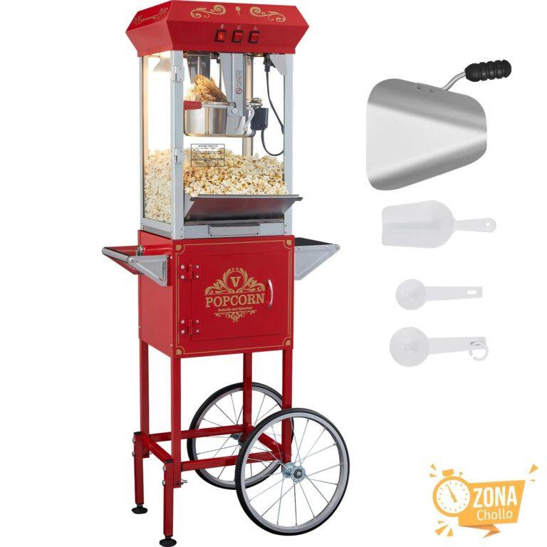VEVOR Máquina para Hacer Palomitas de Maíz con Carrito, 850 W… — 195,46 €