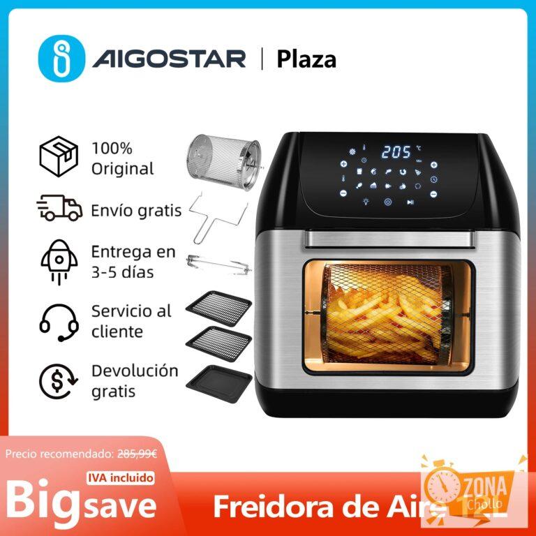 Freidora de Aire 12L, Horno de Aire Multifunción, 6 Accesorios, Apto… — 93,66 €