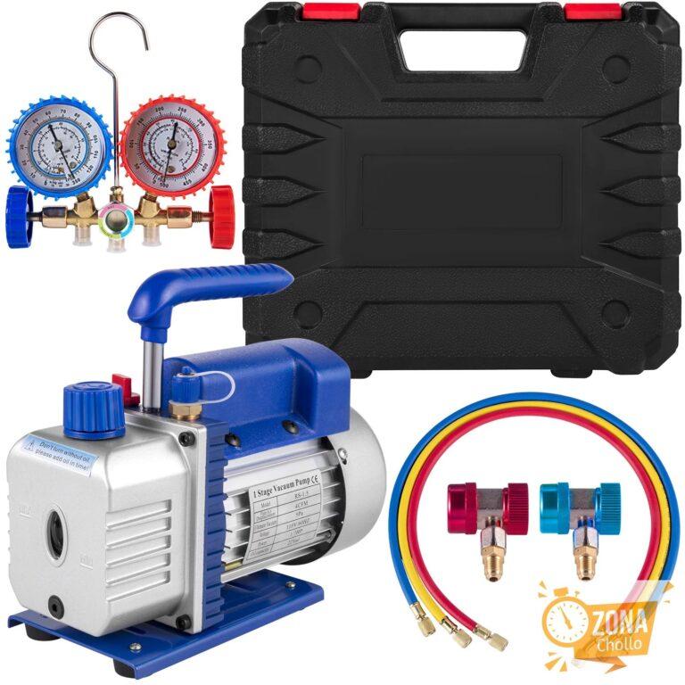 SucceBuy bomba de vacío 4CFM 1/4HP HVAC A/C refrigerante de aire… — 74,43 €