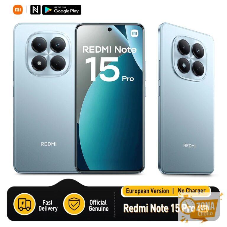 Xiaomi Redmi Note 15 Pro 4G Versión EU 8GB 256GB MTk Helio G200… — 215,90 €