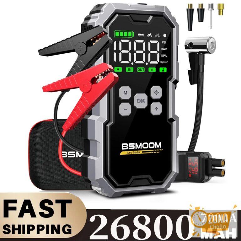 Arrancador de Coches de Emergencia con Bomba de Aire de 150 PSI… — 41,69 €