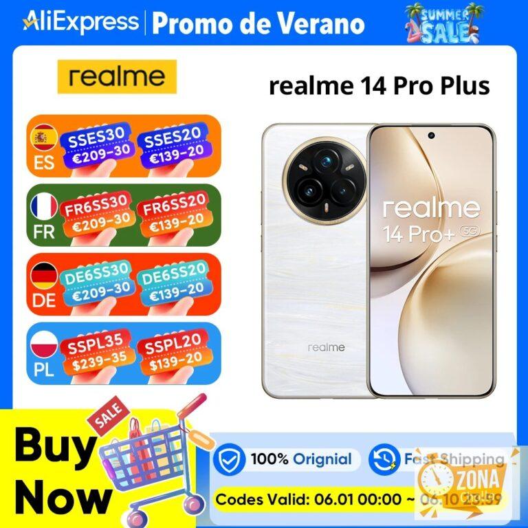 Versión Global realme 14 Pro Plus 5G Smartphone Sony 3X Periscope… — 288,66 €