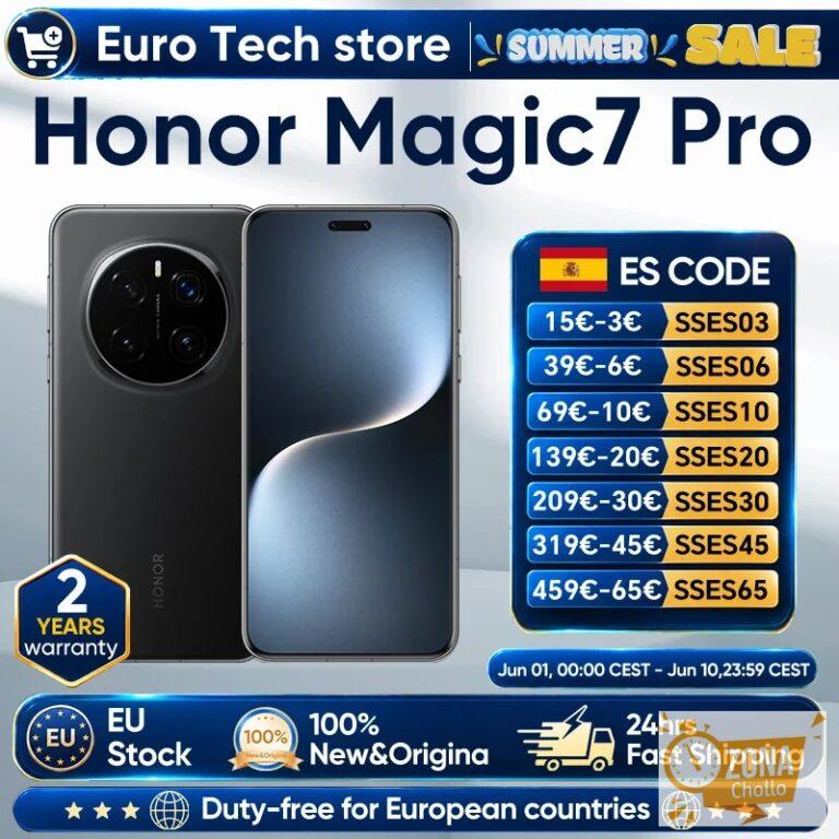 Versión Global HONOR Magic7 Pro 5G Smartphone Snapdragon 8 Elite 6,8… — 631,36 €