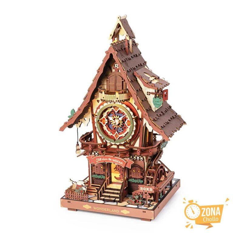 Robotime Rokr-rompecabezas de madera 3D, Kit de reloj de cuco… — 63,65 €