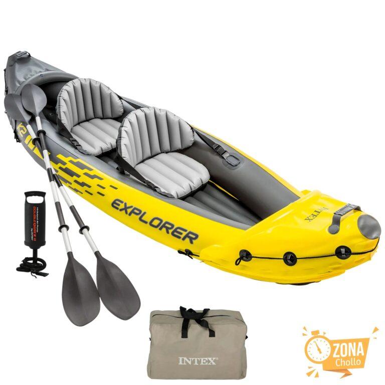 INTEX – Kayak hinchable para 2 personas, máx. 180 kg, con remos e… — 123,25 €