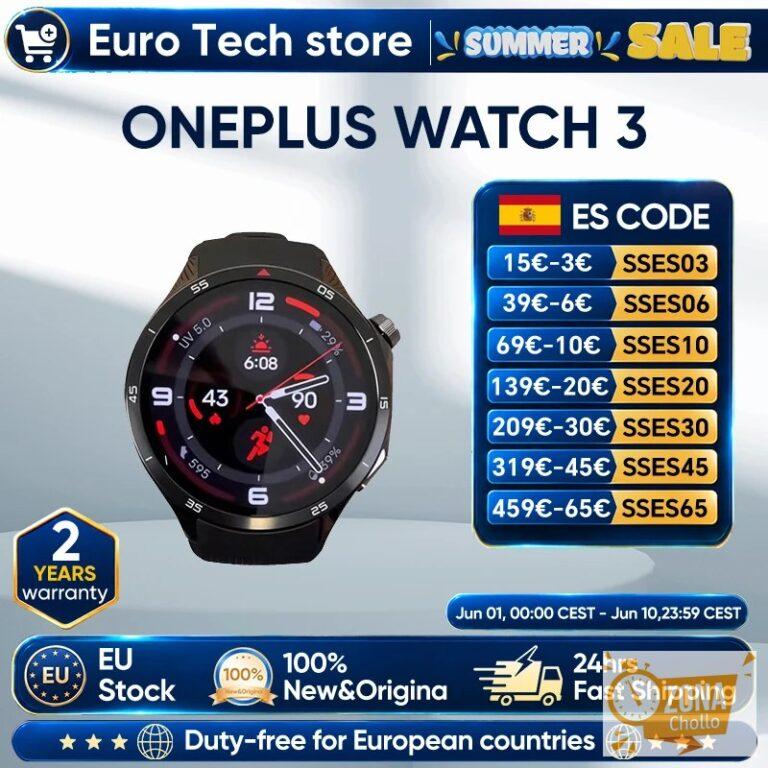 Reloj Inteligente OnePlus Watch 3 — 213,71 €