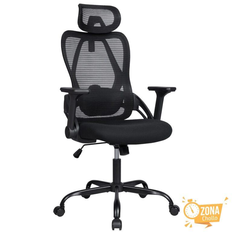 T-LoVendo Silla Ergonómica de Oficina con Respaldo Transpirable y… — 74,97 €
