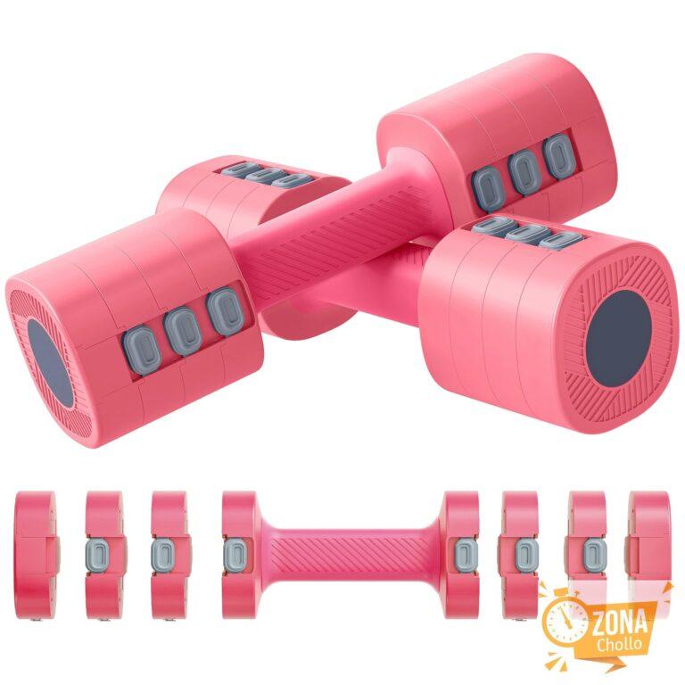 SPORTNOW Juego de Mancuernas Ajustables 4 en 1, 1/1,5/2/2,5 kg… — 28,01 €