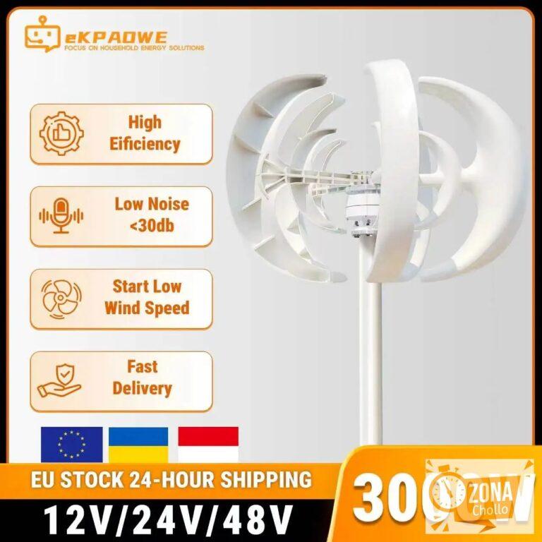 Generador de Turbina Eólica Vertical para Almacén en Polonia… — 158,77 €