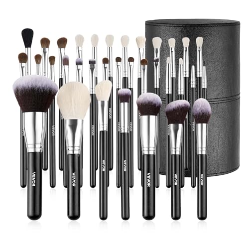 VEVOR JUEGO DE 34 BROCHAS DE MAQUILLAJE PROFESIONAL