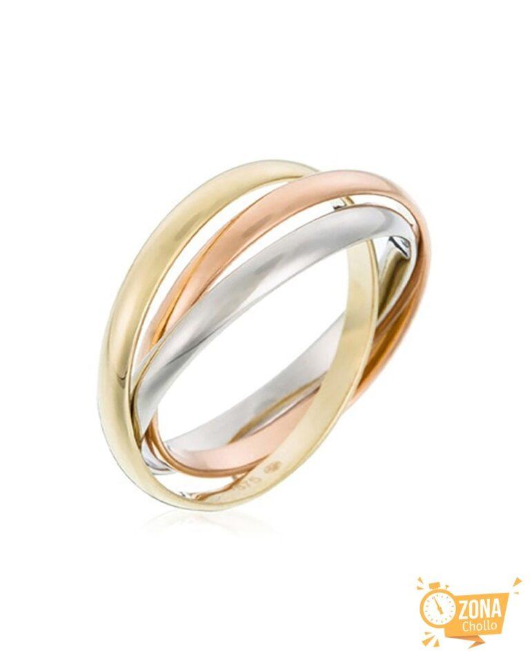 Anillo «tri or» Or Tricolor 375/1000 — 229,00€ € -77%