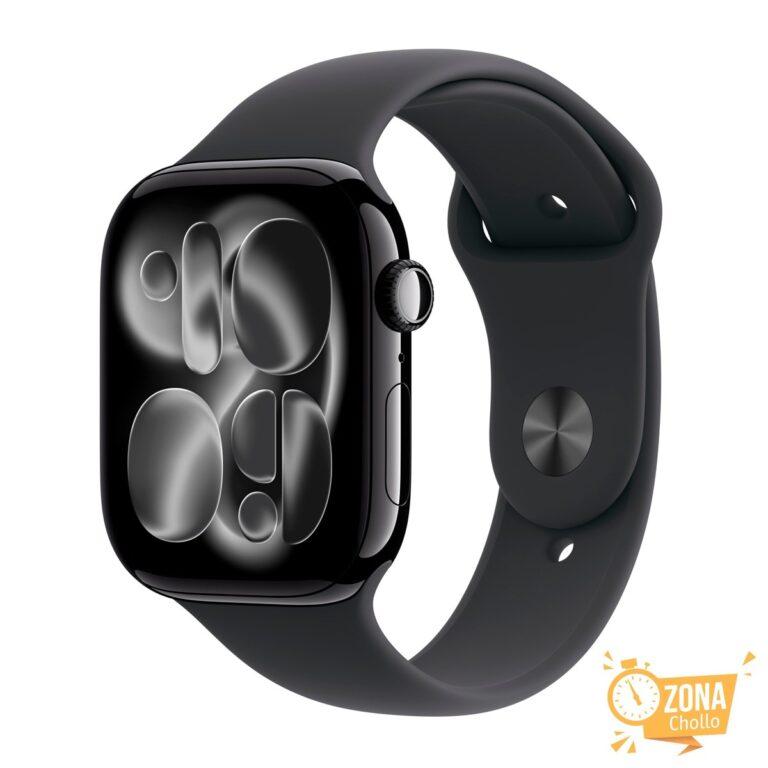 Apple Watch Series 11 GPS 46mm Aluminio negro azabache con Correa… — 179 € -62%