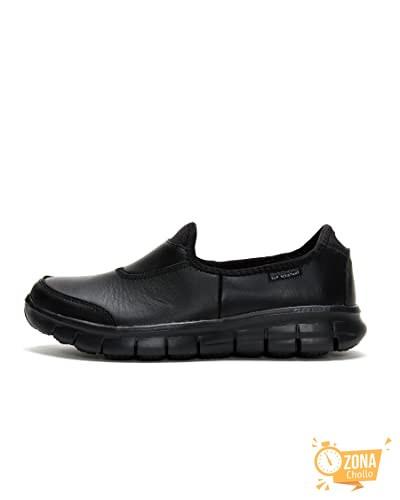 Skechers Sure Track, Zapatos Mujer, Negro Black Leather, 39 EU — 44,18 € -50%