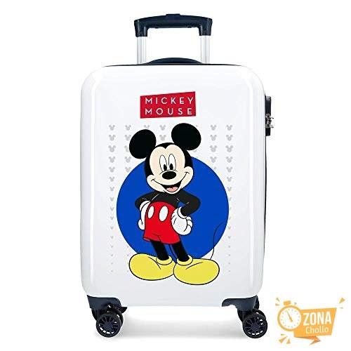 Disney Mickey Enjoy The Day Maleta de Cabina Blanco 40x55x20 cms… — 59,56 € -40%