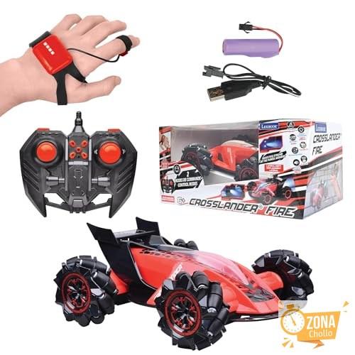 LEXIBOOK, Crosslander® Fire, Coche teledirigido, 12km/h, tracción a… — 41,68 € -40%