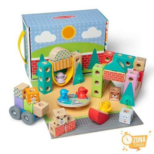 Melissa & Doug Set De Juegos CREA Tu Propia Ciudad De Madera… — 22,10 € -71%