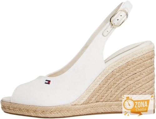 Tommy Hilfiger Flag FW0FW09343 Alpargatas de cuña para mujer, color… — 44,00 € -51%
