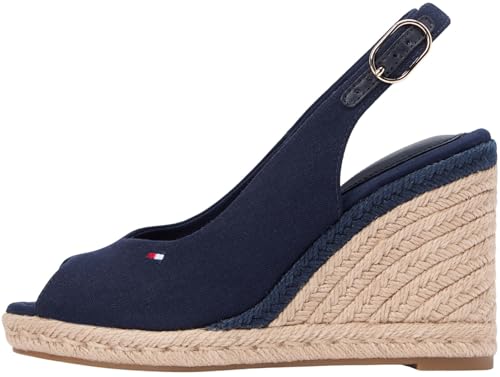 Tommy Hilfiger Flag High Wedge Espad Slingback Fw0fw09343…