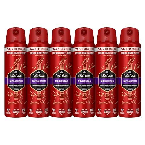 37% DESCUENTO Old Spice Rockstar Desodorante Spray para Hombre Sin… — 15,19 € -37%