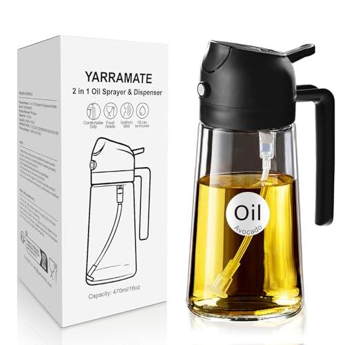 63% DESCUENTO YARRAMATE Pulverizador de Aceite para Cocinar, Botella… — 3,99 € -63%