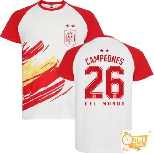 Stock Futbol Camiseta Selección Española Mundial 2026 2028 Campeones… — 19,99 €