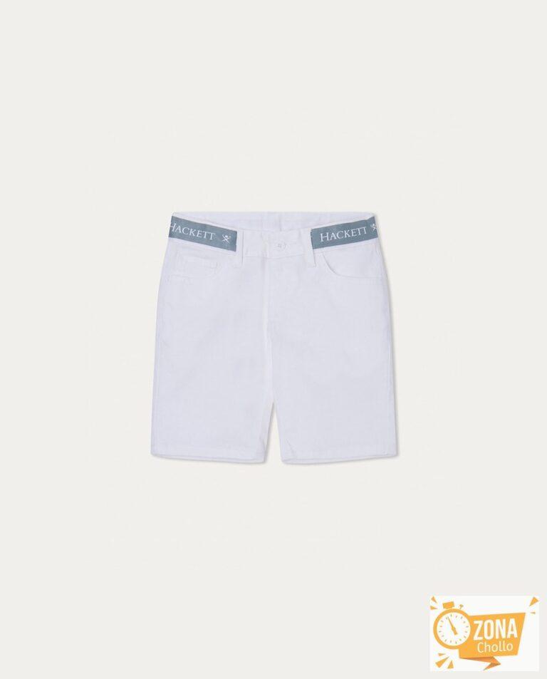 Bermuda para niño con cinta en contraste — 11,00€ € -81%