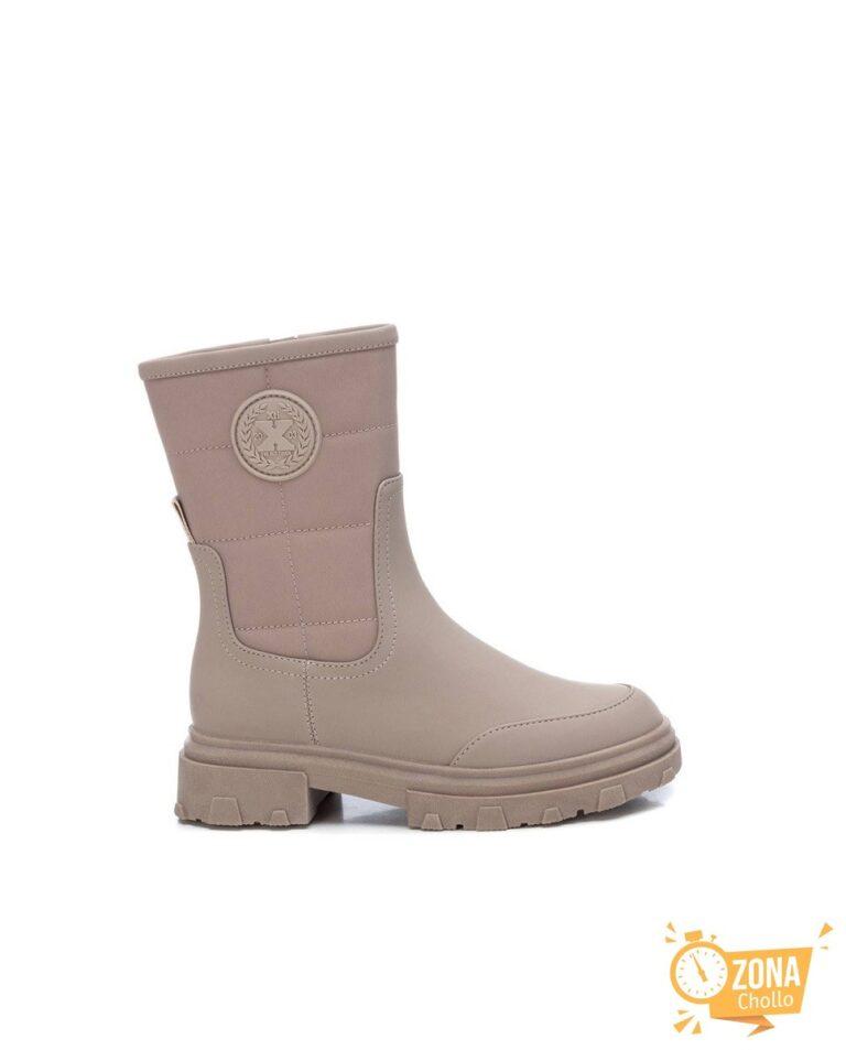 Botín niña combinado taupe — 11,00€ € -82%