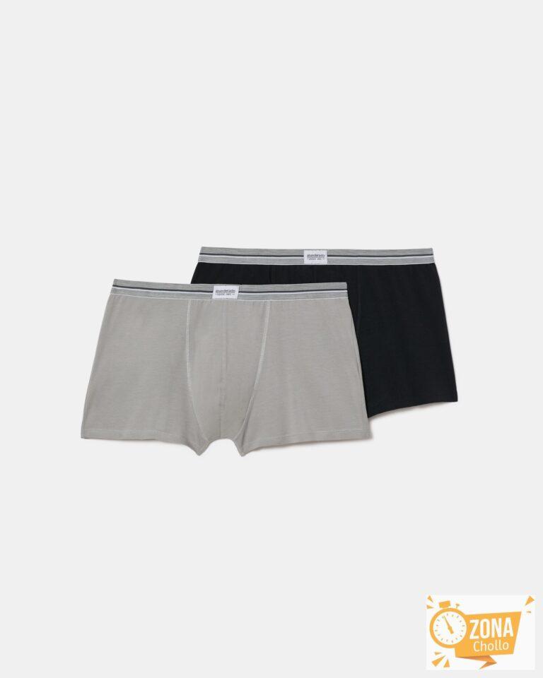 Boxer de tela algodón resistente Gris / Negro Abanderado · El Corte… — 7,73 € -75%