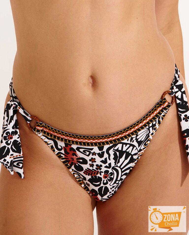 Braga de bikini pequeña cobertura, con lazos ajustables — 10,00€ € -80%