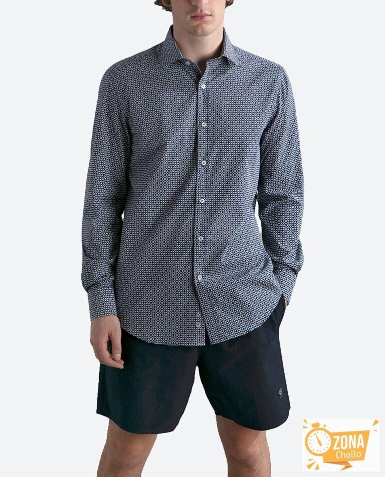 Camisa de hombre manga larga fantasía — 48,00€ € -80%