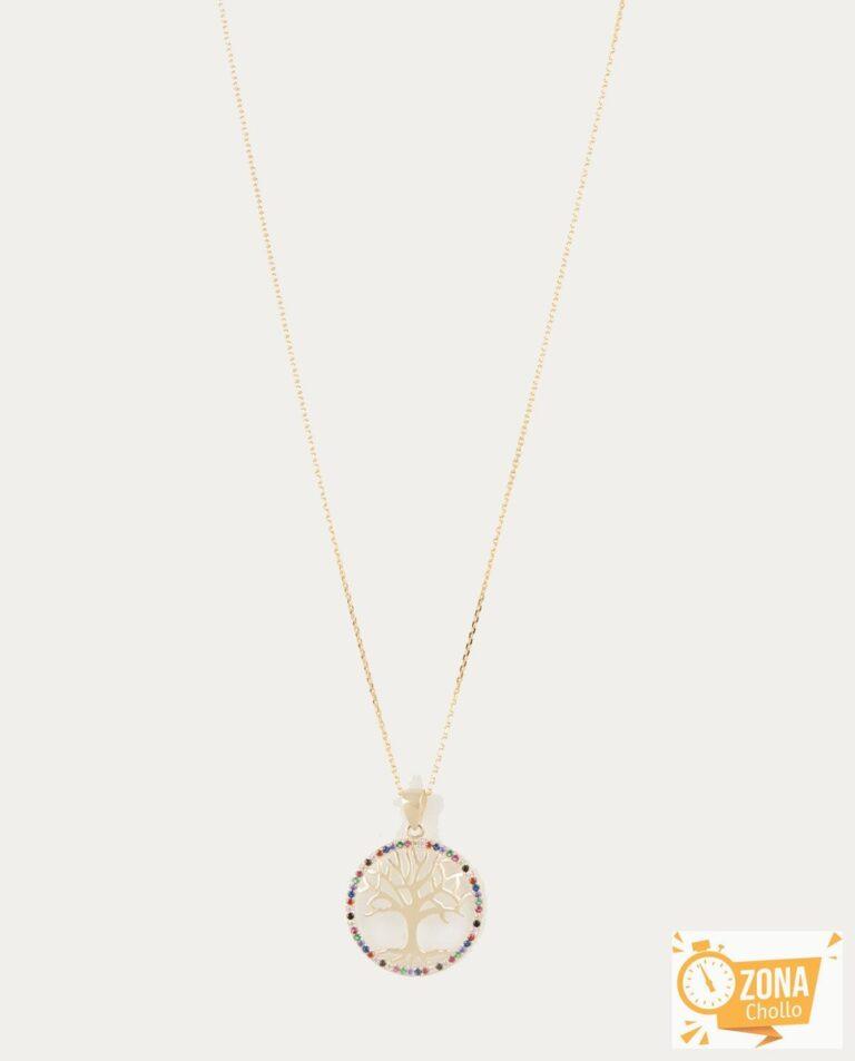 Colgante «Arbre Coloré» Oro amarillo 375/1000 y piedra preciosa — 199,00€ € -79%