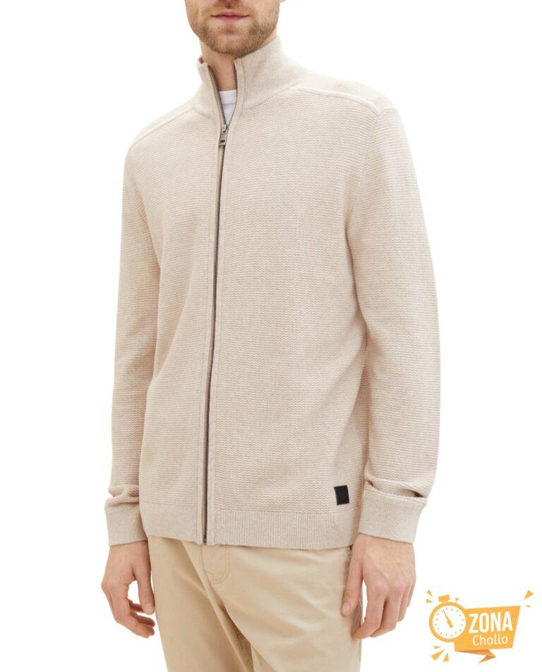 Cárdigan de hombre con cremallera — 11,00€ € -82%