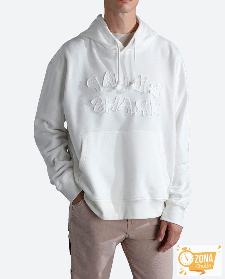 Felpa de hombre logo bordado palabra — 65,00€ € -80%