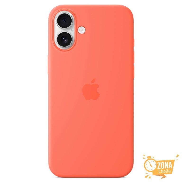 Funda de silicona con MagSafe para iPhone 16 Plus – Mandarina · El… — 23 € -61%
