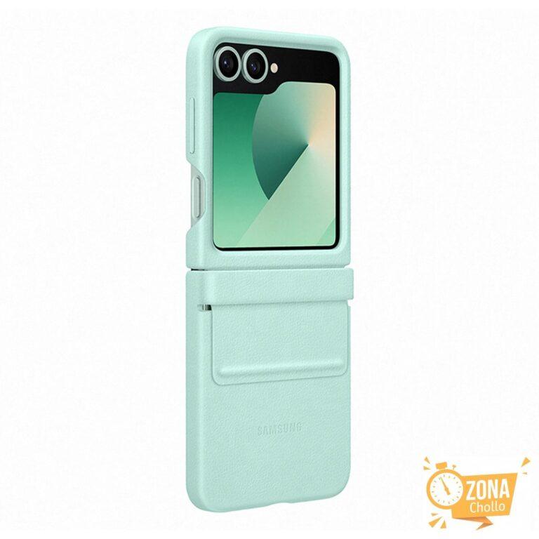 Funda Samsung de ecopiel verde menta para Galaxy Z Flip6 Verde menta… — 32,39 € -64%