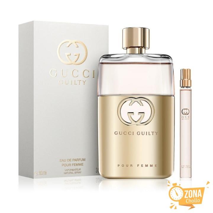 Gucci Guilty Eau de Parfum 90 ml + Mini 10 ml. Set Regalo Mujer |… — 96.95 €