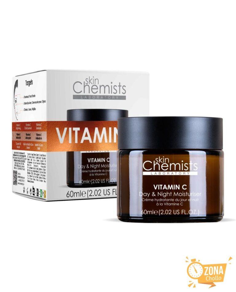 Hidratante de Día Iluminadora con Vitamina C de skinChemists 60ml — 17,95€ € -80%