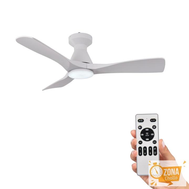HolaLED Ventilador de Techo de 42″ con Luz y Mando a Distancia… — 75.99 €
