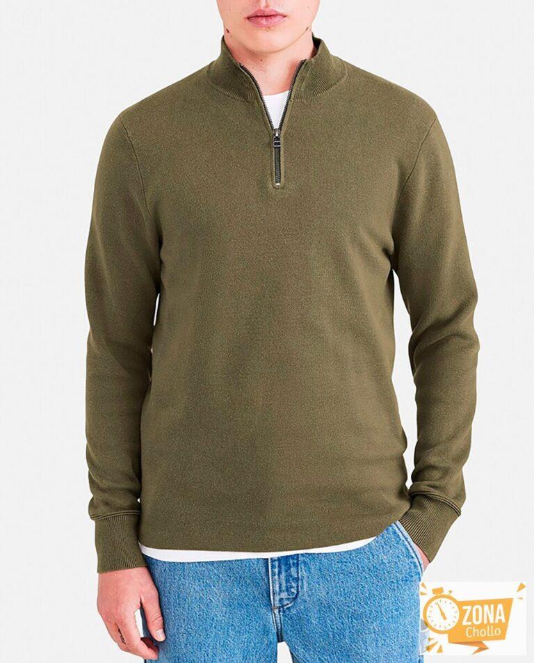 Jersey de hombre de cuello redondo de algodón — 17,00€ € -81%