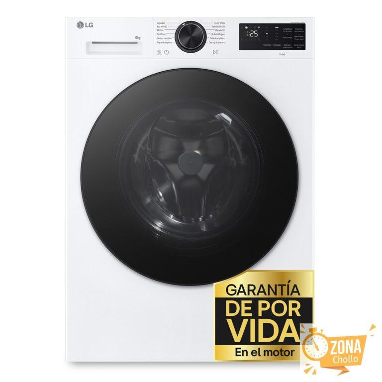 Lavadora Inteligente LG, AI Direct Drive, TurboWash 360º, 9kg… — 199,2 € -66%