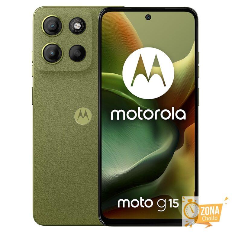 Motorola moto g15 8GB + 128GB móvil libre Verde 128 GB + 8 GB RAM ·… — 89,5 € -50%