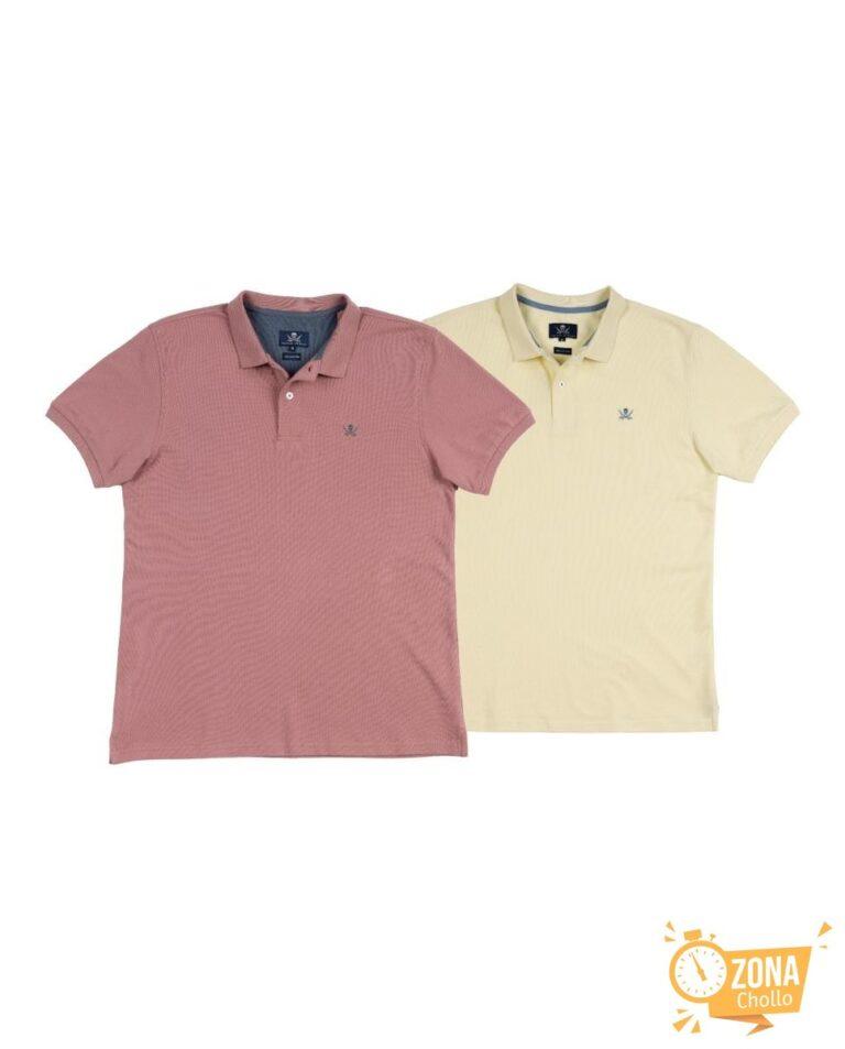 Pack 2 Polos Básicos hombre manga corta — 34,95€ € -79%