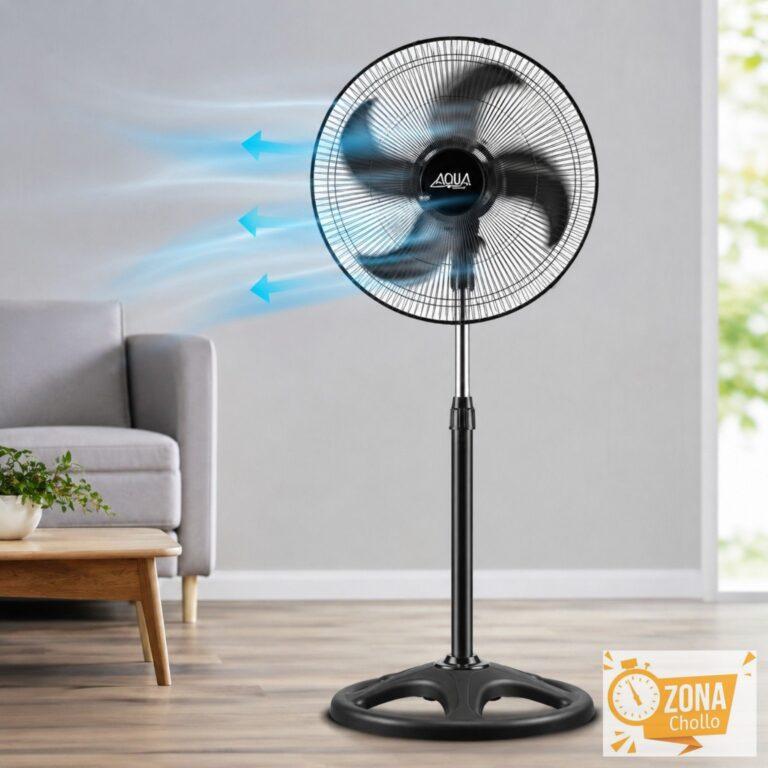 Pack 2 Ventiladores de Pie AQUA 18 Pulgadas 70W Oscilantes 360° |… — 69.99 €