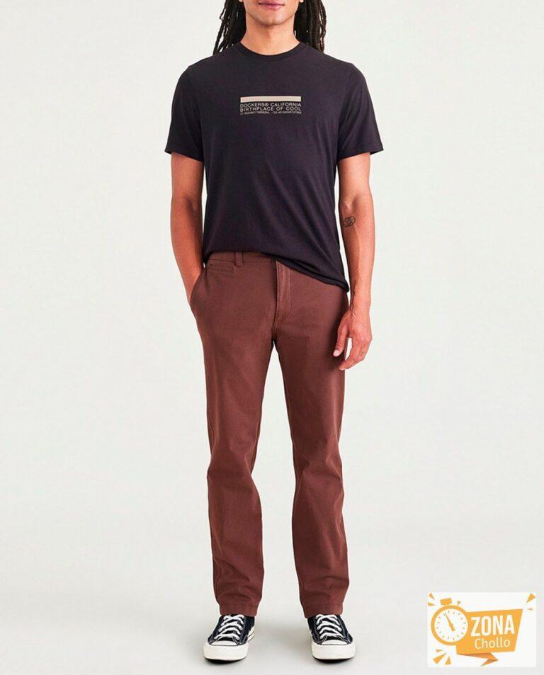 Pantalón chino de hombre 360 Flex, slim fit, estilo casual — 21,00€ € -81%