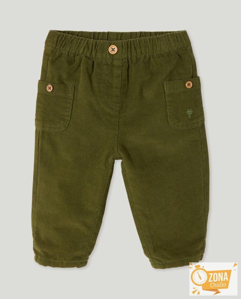 Pantalón micropana lisa con bolsillo lateral de bebé niño — 8,00€ € -77%