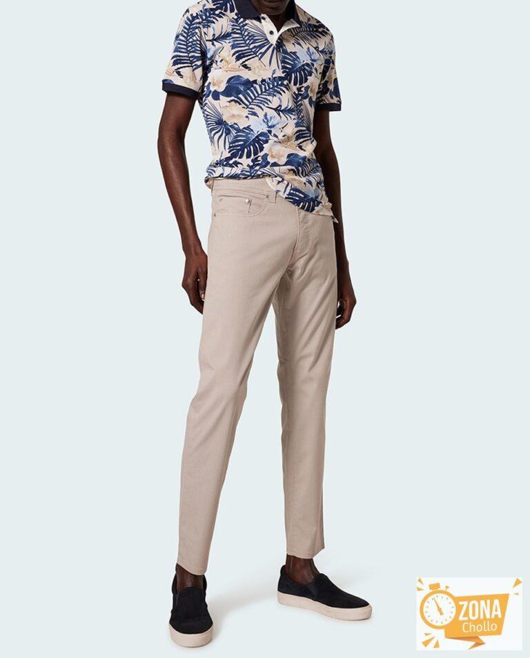 Pantalón 5 bolsillos tejido light de hombre — 21,00€ € -81%