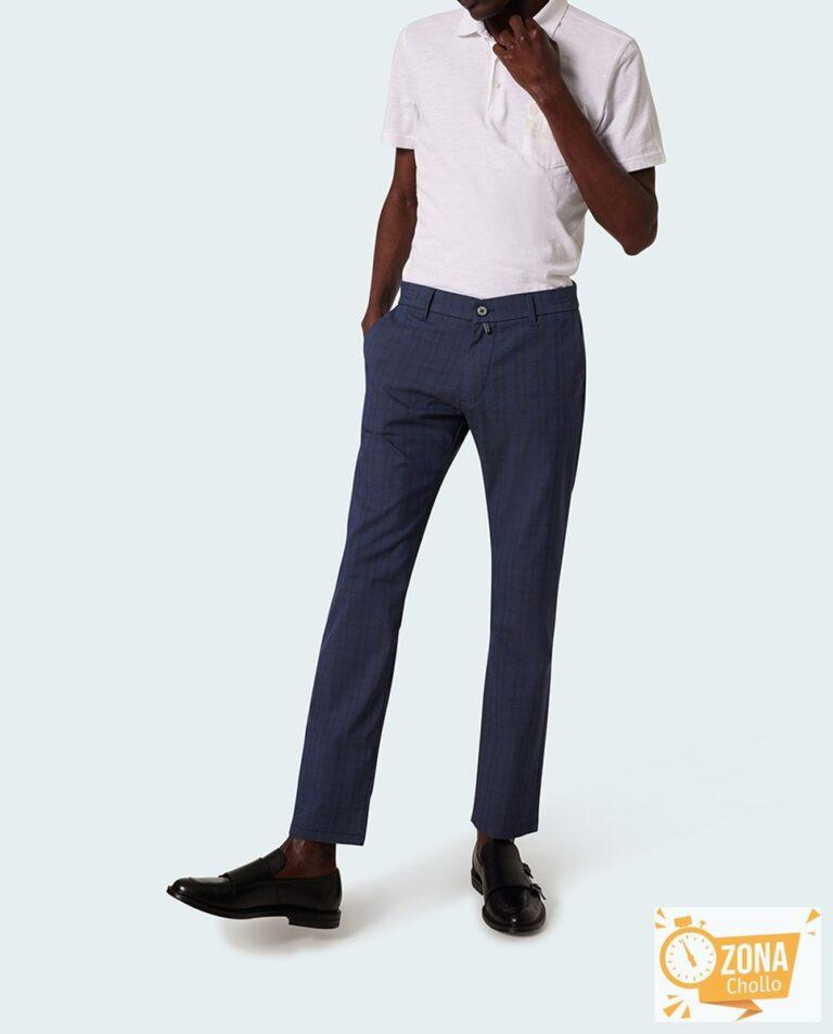 Pantalón chino cuadro de gales de hombre — 23,00€ € -81%