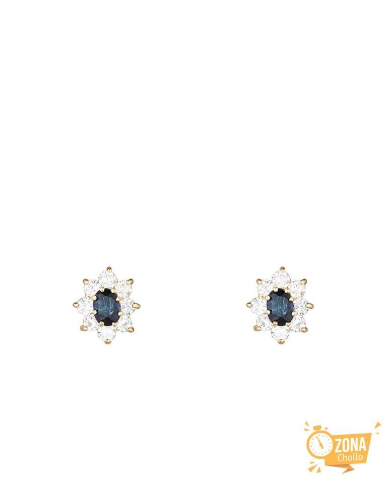 Pendientes «Margherite saphir» Oro amarillo 375/1000 — 159,00€ € -77%