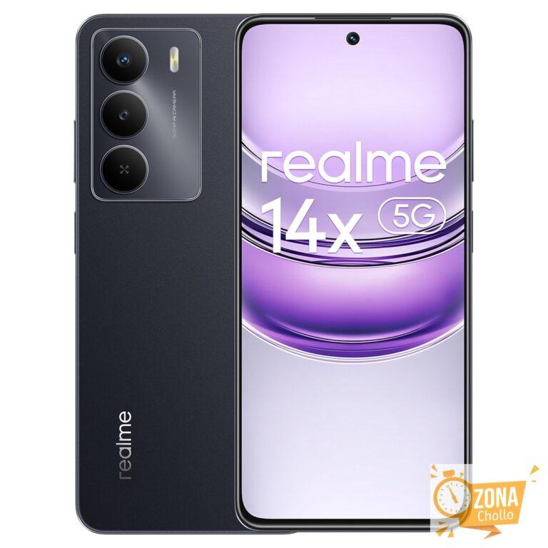 Realme 14x 8GB + 256GB Móvil libre Negro 256 GB + 8 GB RAM · El… — 169,9 € -29%