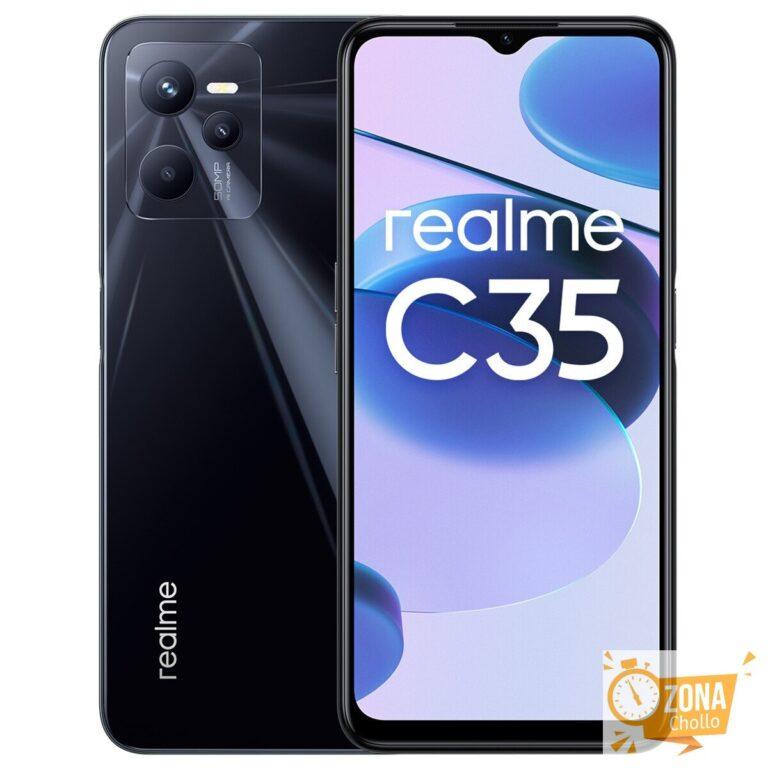 Realme C35 4 GB + 128 GB Glowing Black móvil libre (Reacondicionado… — -41%